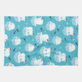 Polar Bear Party Theedoek (Horizontaal)