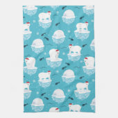 Polar Bear Party Theedoek (Verticaal)
