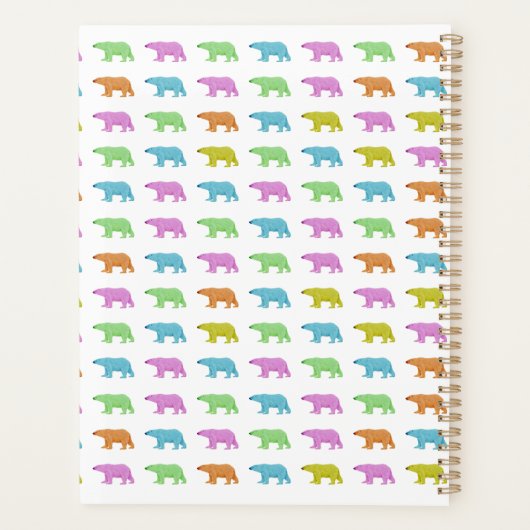 Polar Bear Pattern Planner (Achterkant)