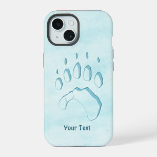 Polar Bear Pootafdruk OtterBox iPhone Hoesje 15 Case