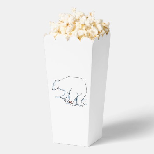 Polar Bear popcorn boxes Bedankdoosjes (Popped)
