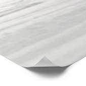 Polar bear scratching itself on frozen tundra poster (Hoek)