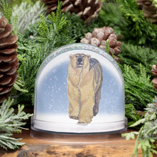Polar Bear Snow Globe Custom Bear Snow Globes Sneeuwbol (Winter)