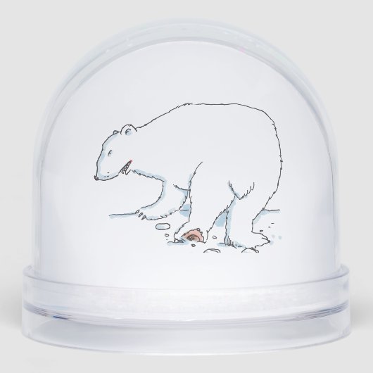 Polar Bear snow globe Sneeuwbol (Voorkant)