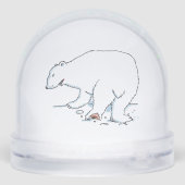 Polar Bear snow globe Sneeuwbol (Achterkant)