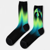 Polar Bear Socks Aurora Bears Art Socks Customize Sokken (Links)