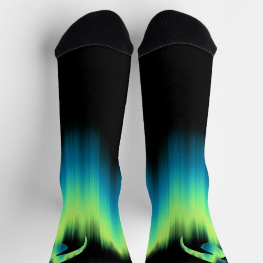 Polar Bear Socks Aurora Bears Art Socks Customize Sokken (Top)