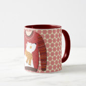 Polar Bear Ugly Sweater Art Mug Cup Mok (Voorkant rechts)