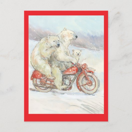 "Polar Bears" Briefkaart (Voorkant)