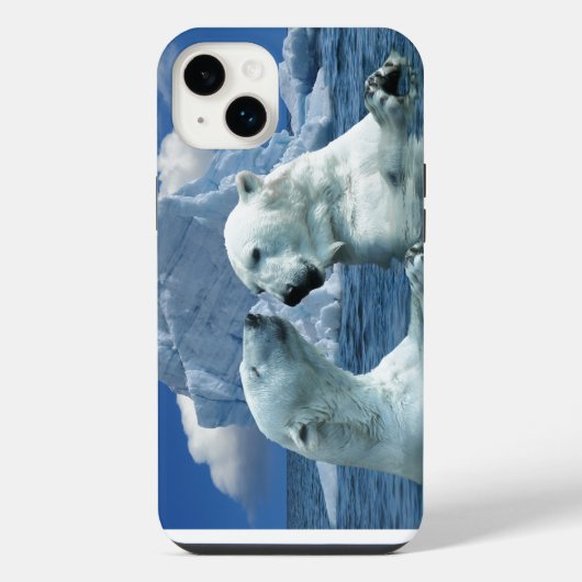 POLAR BEARS Case-Mate iPhone 14 Hoesje (Achterkant)
