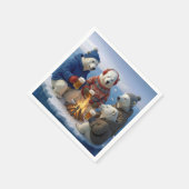 Polar Bears Drinking Around a Campfire  Servet (Hoek)