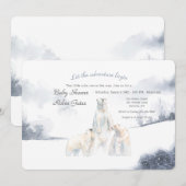 Polar Bears Uitnodiging (Voorkant / Achterkant)