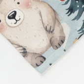 Polar Bears Winter Fleece Blanket | Hats & Scarves (Hoek)