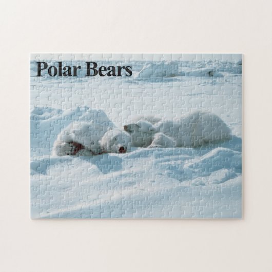 Polar Beer 6 Jigzaag Puzzle Legpuzzel (Horizontaal)