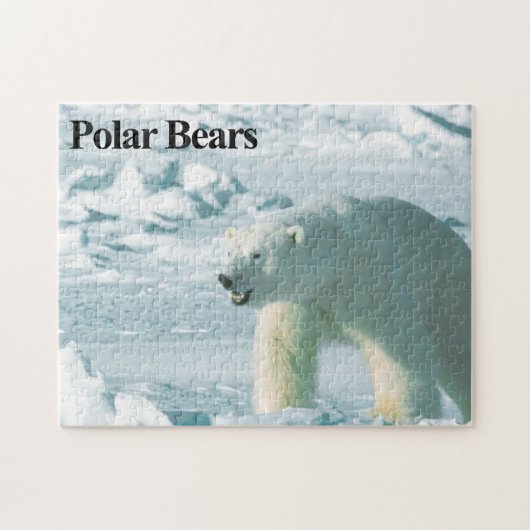 Polar Beer 8 Jigzaag Puzzle Legpuzzel (Horizontaal)