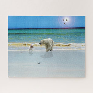 Polar Beer aan het strand, puzzel