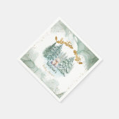 Polar Beer Adventure wacht op Baby shower Servet (Hoek)