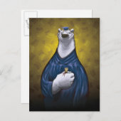 Polar Beer Afstuderen Post Kaart Blauw (Voorkant / Achterkant)