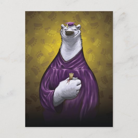 Polar Beer Afstuderen Post Kaart Paarse (Voorkant)