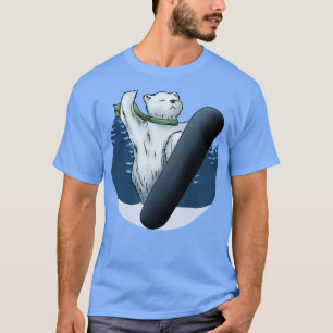 Polar beer als Snowboarder met Snowboard 2 T-shirt