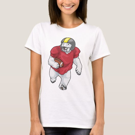 Polar beer Amerikaans Football Sport T-shirt (Voorkant)