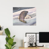 Polar Beer Angel Poster van Molly Harrison (Thuiskantoor)