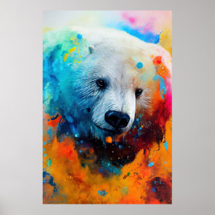 Polar Beer Animal Discovery Adventure Natuur Poster