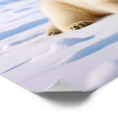 Polar Beer Animal Natuur Wildlife Affection Caring Poster (Hoek)