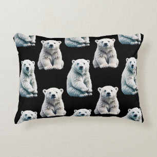 Polar Beer Animal Pattern Design Accent Kussen