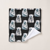 Polar Beer Animal Pattern Design Bad Handdoek (Wasdoekje)