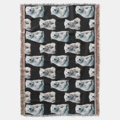 Polar Beer Animal Pattern Design Deken (Voorkant Verticaal)