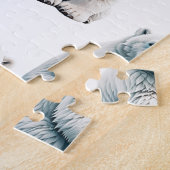 Polar Beer Animal Pattern Design Legpuzzel (Zijkant)