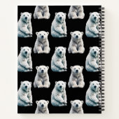 Polar Beer Animal Pattern Design Notitieboek (Achterkant)