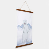 Polar Beer Arctic Dierenkwekerij Wanddecor Hangend Wandkleed (Gebogen)