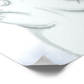 Polar Beer Arctic Dierenkwekerij Wanddecor Poster (Hoek)