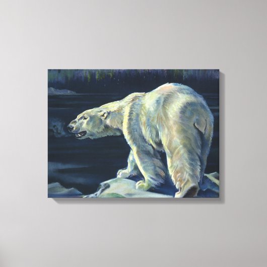  Polar Beer, Arctic Marine Life Animals Canvas Afdruk (Voorkant)