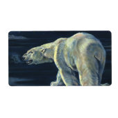  Polar Beer, Arctic Marine Life Animals Etiket (Voorkant)