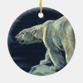  Polar Beer, Arctic Marine Life Animals Keramisch Ornament (Achterkant)
