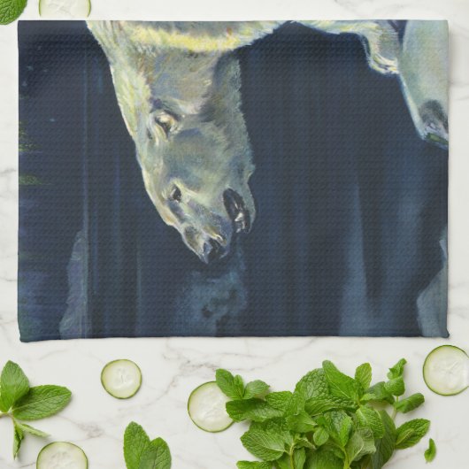  Polar Beer, Arctic Marine Life Animals Theedoek (Gevouwen)