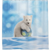 Polar Beer Arctic World Shower Curtain Douchegordijn (Voorkant)