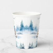 Polar beer arctische winter baby shower sjabloon papieren bekers (Rechts)