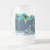 Polar Beer Art Beer Mok First Nations Beer Glass (Voorkant links)