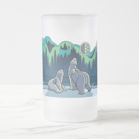 Polar Beer Art Beer Mok First Nations Beer Glass (Center)