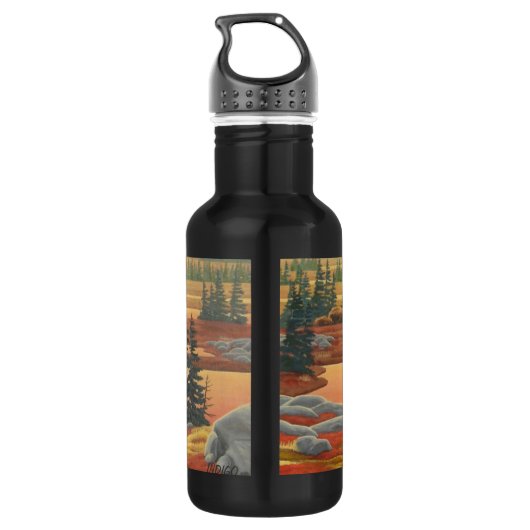 Polar Beer Art Beer Sport Bottle Waterfles (Achterkant)
