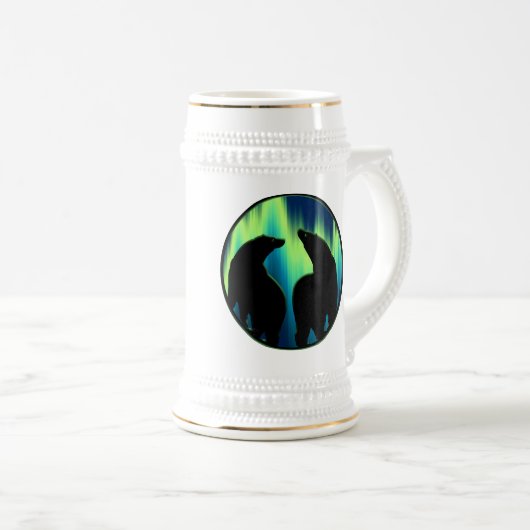 Polar Beer Art Bier Mok First Nations Beer Stein (Voorkant rechts)
