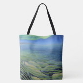 Polar Beer Art Canvas tas Beluga Whale Art Bag (Achterkant)