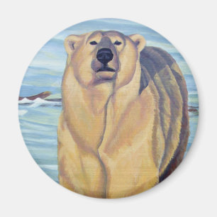 Polar Beer Art Fridge Magent Wildlife Art Giften Magneet