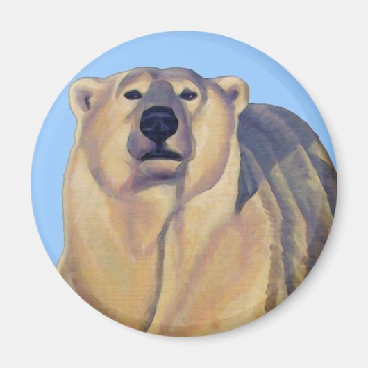 Polar Beer Art Fridge Magent Wildlife Art Giften Magneet (Voorkant)