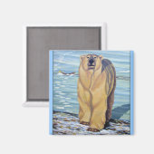 Polar Beer Art Fridge Magent Wildlife Art Giften Magneet (Voorkant / Achterkant)