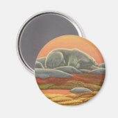 Polar Beer Art Fridge Magent Wildlife Art Giften Magneet (Voorkant / Achterkant)